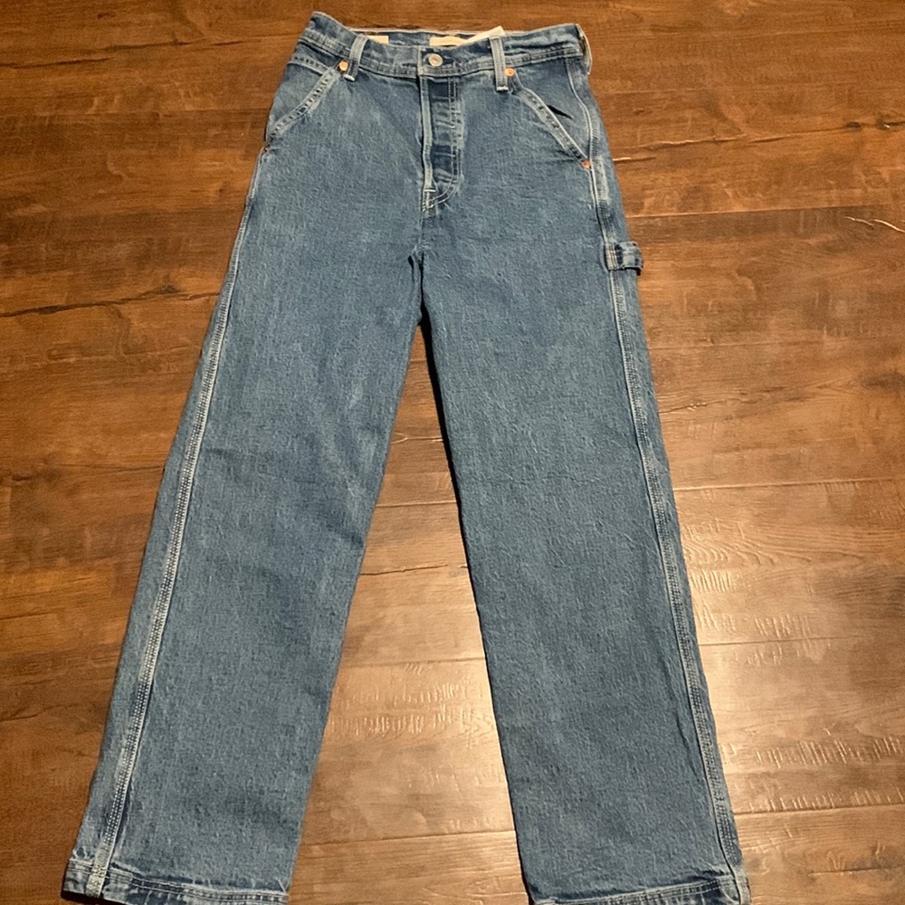 Levi’s premium ribcage straight jeans